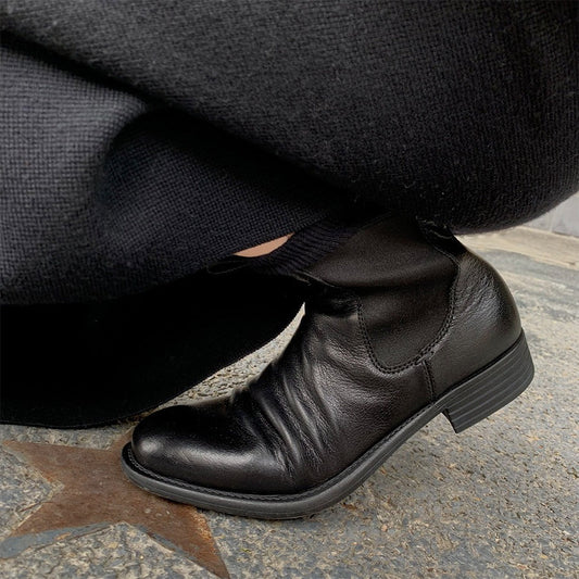 A Vintage Style Boots with Delicate Timeless Details
