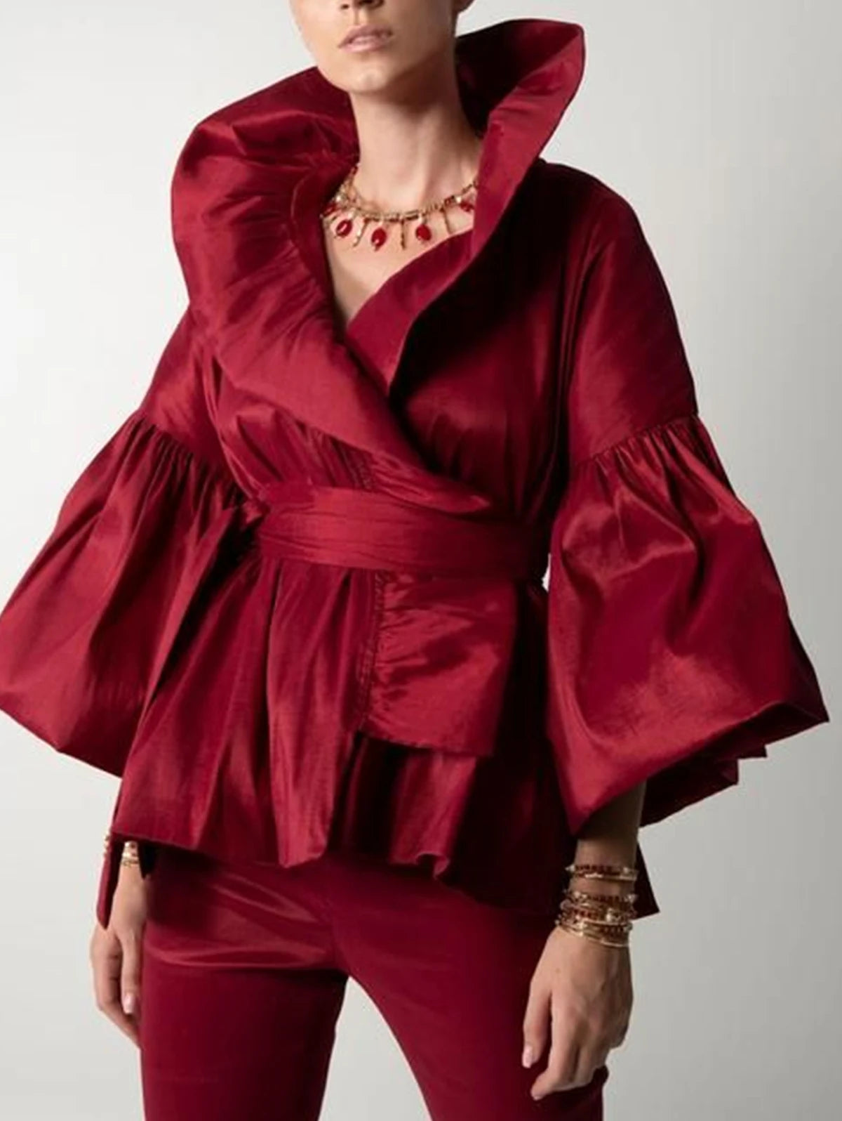Gracefully Styled Blouse for Any Occasion