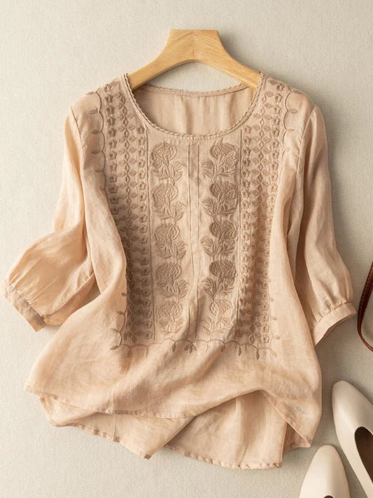 A Vintage Style Top with Delicate Timeless Details