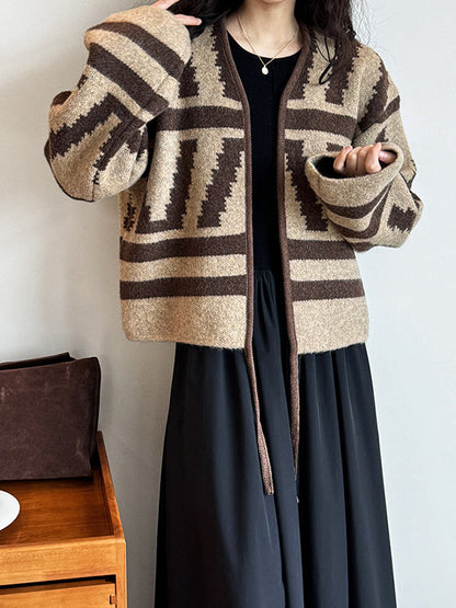 Vintage Inspired Cardigan with a Contemporary Edge