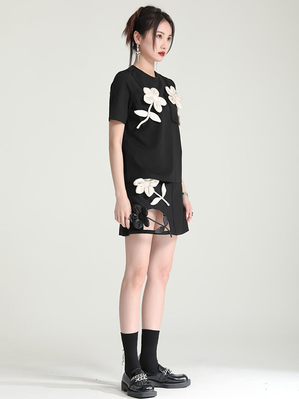 Well Tailored T-Shirt with a Graceful Silhouette