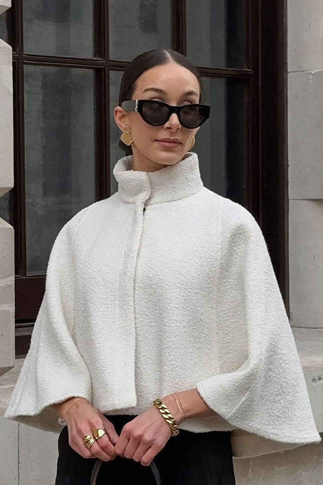 A Vintage Style Coat with Delicate Timeless Details