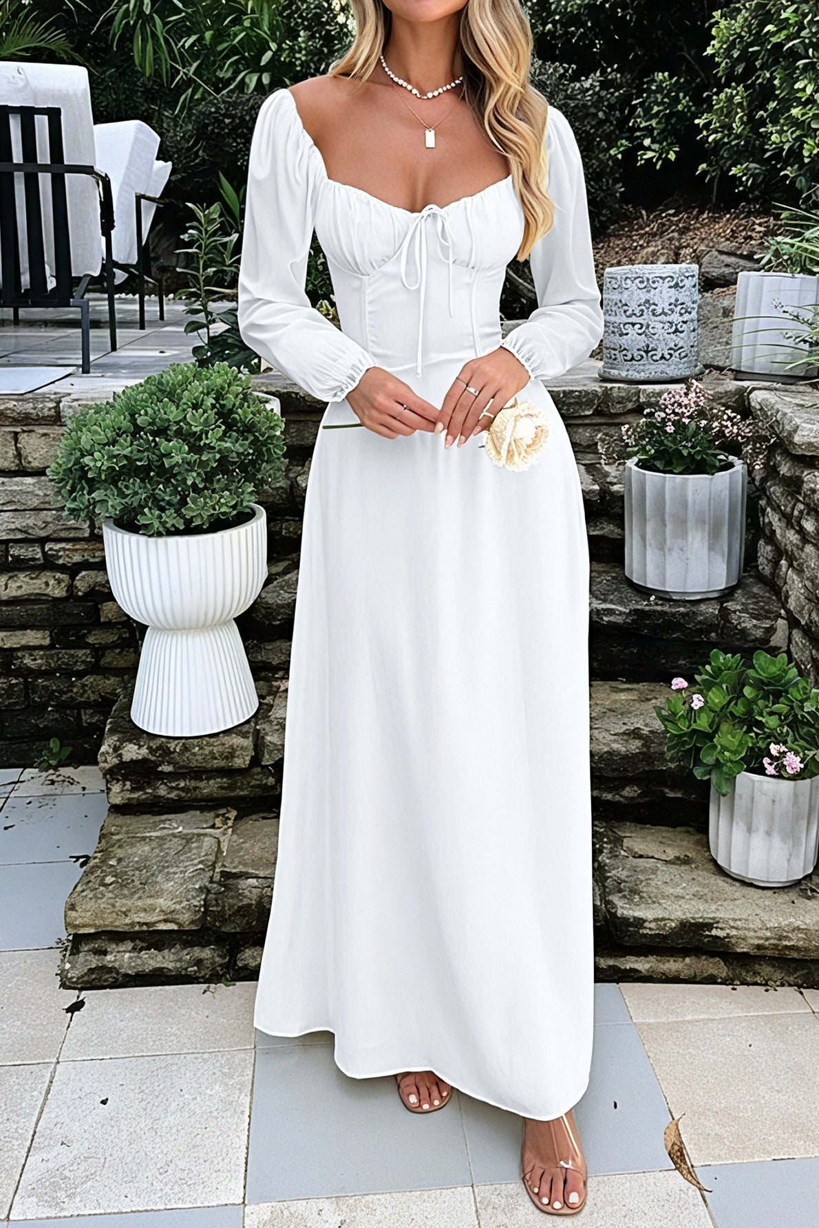 A Vintage Style Dress with Delicate Timeless Details