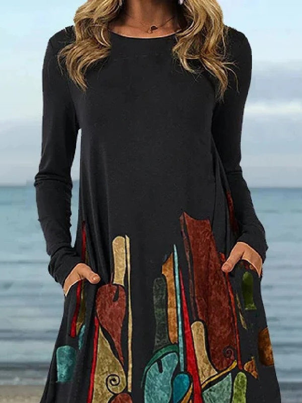 Classic Vintage Dress with a Flattering Fit
