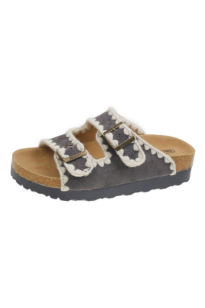 A Vintage Style Sandals with Delicate Timeless Details