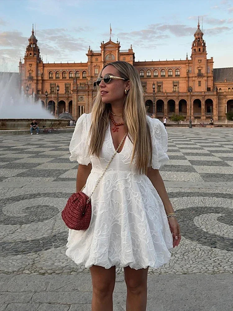 A Vintage Style Dress with Delicate Timeless Details