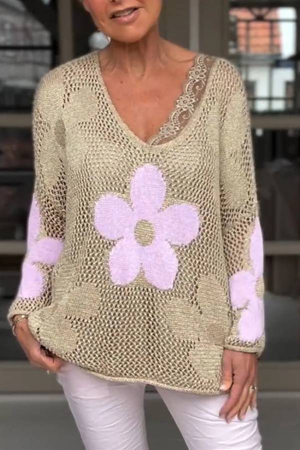Vintage Inspired Sweater with a Contemporary Edge