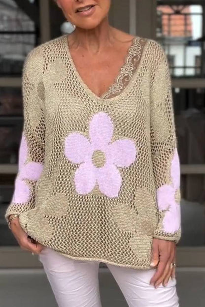 Vintage Inspired Sweater with a Contemporary Edge