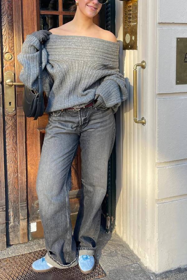 A Vintage Style Sweater with Delicate Timeless Details