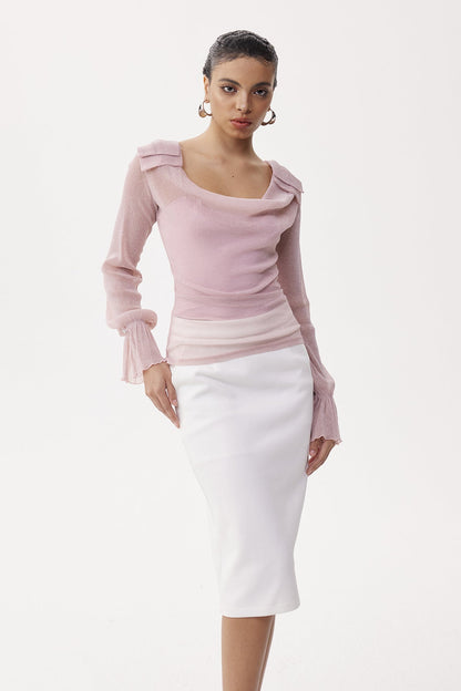 Gracefully Styled Top for Any Occasion