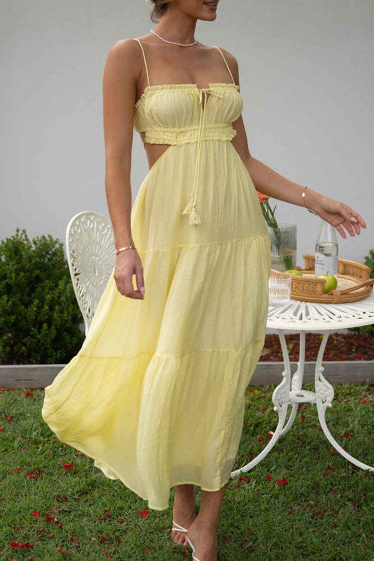 A Vintage Style Dress with Delicate Timeless Details