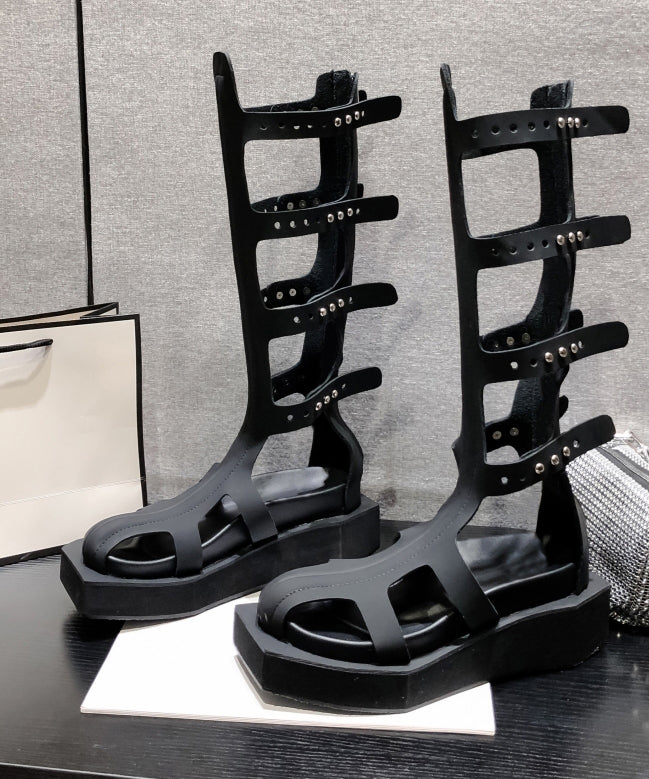 A Vintage Style Boots with Delicate Timeless Details