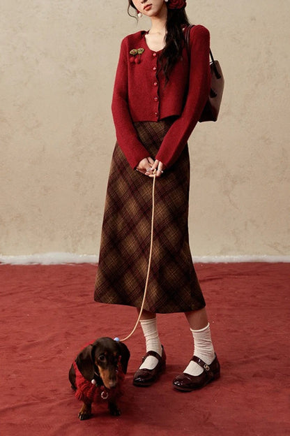 Vintage Inspired Cardigan with a Contemporary Edge