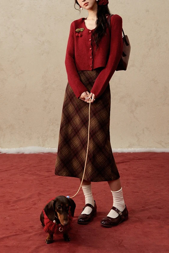 Vintage Inspired Cardigan with a Contemporary Edge