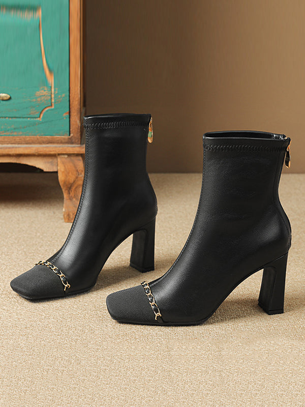 A Vintage Style Boots with Delicate Timeless Details