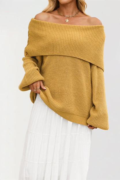 Well Tailored Sweater with a Graceful Silhouette