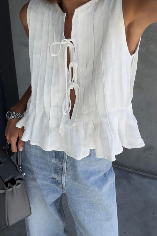 A Vintage Style Top with Delicate Timeless Details