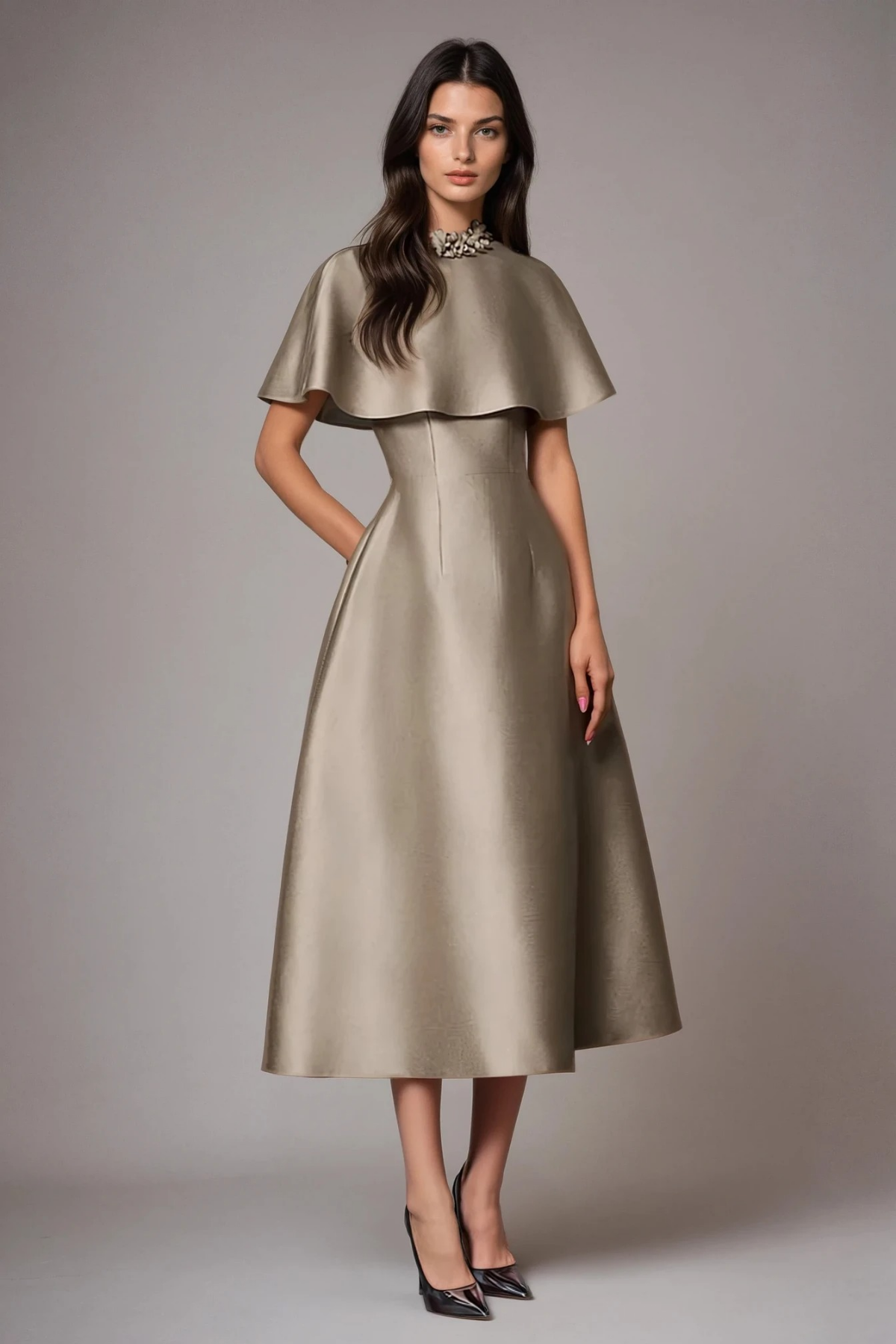 A Vintage Style Dress with Delicate Timeless Details