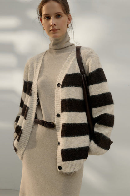 Classic Vintage Cardigan with a Flattering Fit