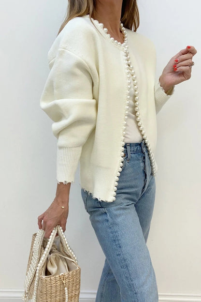 A Vintage Style Cardigan with Delicate Timeless Details