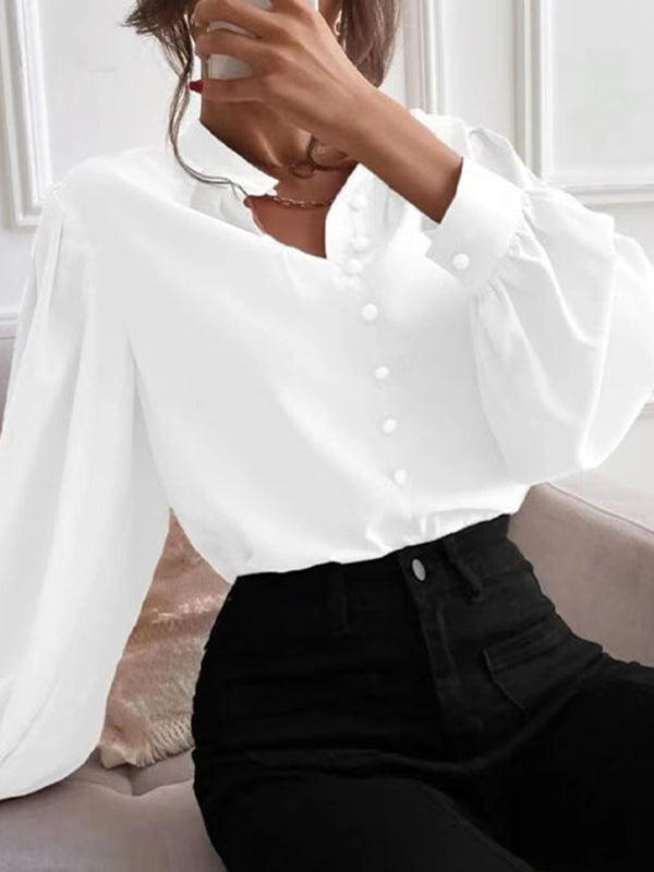 Well Tailored Blouse with a Graceful Silhouette