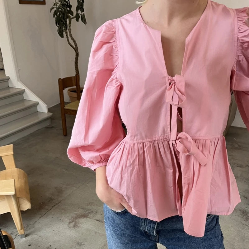 Vintage Inspired Blouse with a Contemporary Edge