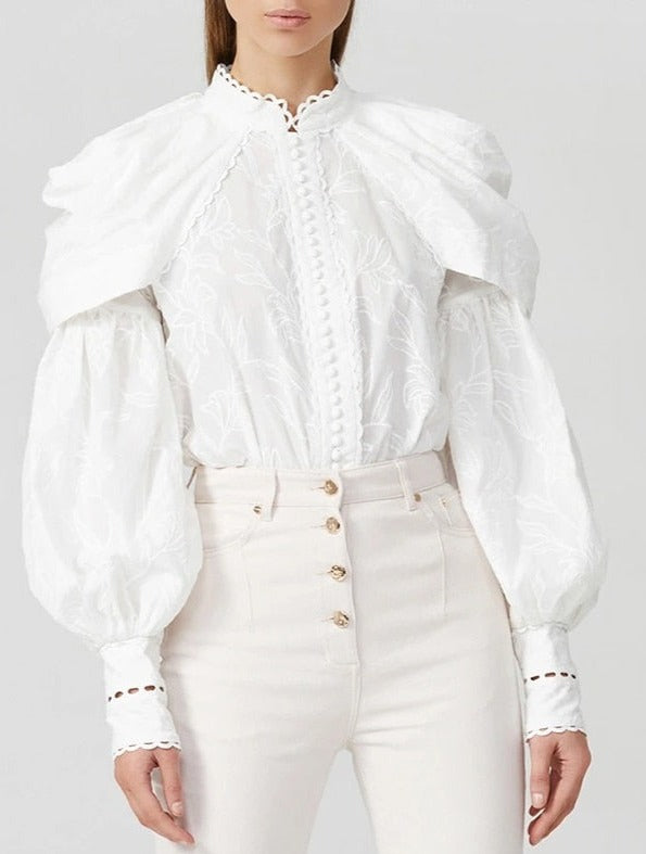 Beautifully Finished Blouse in a Timeless Design