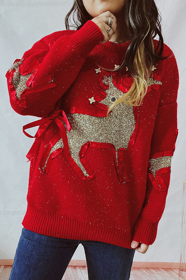 A Vintage Style Sweater with Delicate Timeless Details