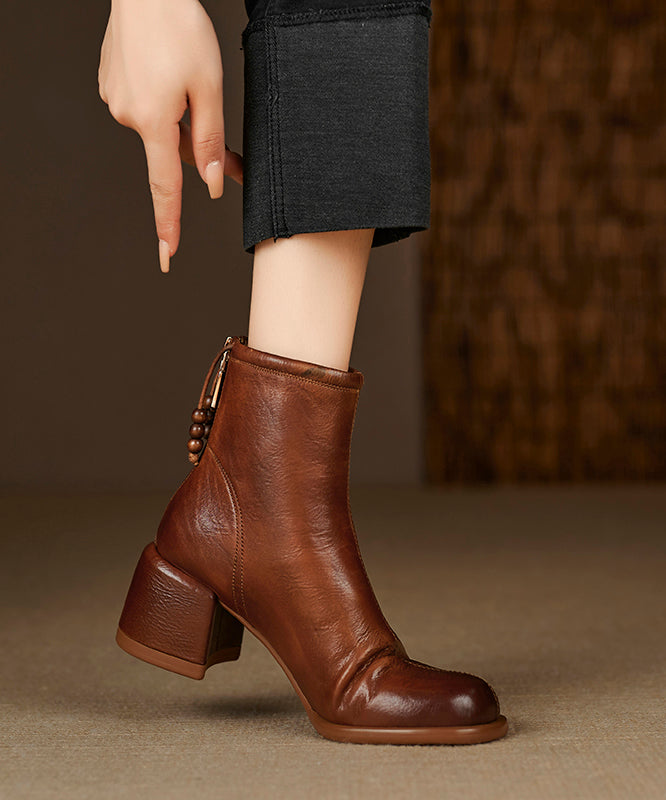A Vintage Style Boots with Delicate Timeless Details