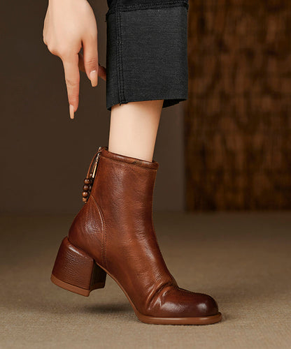 A Vintage Style Boots with Delicate Timeless Details