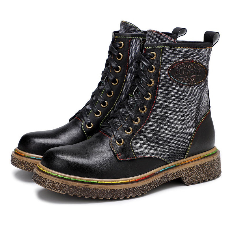 A Vintage Style Boots with Delicate Timeless Details