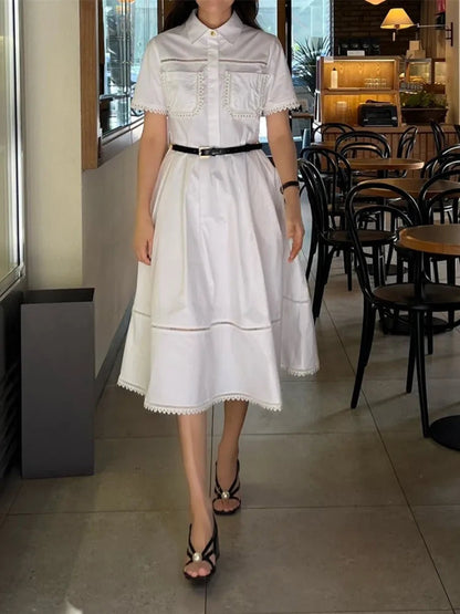 A Vintage Style Dress with Delicate Timeless Details