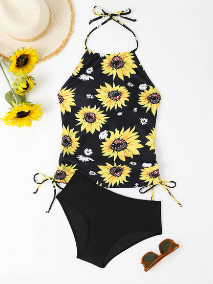 A Vintage Style Tankini with Delicate Timeless Details