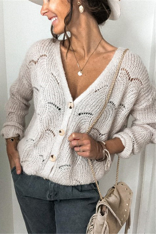 Classic Vintage Cardigan with a Flattering Fit