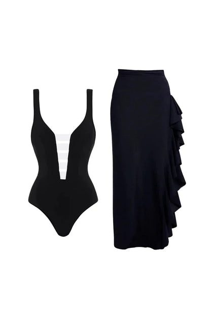 A Vintage Style Swimsuit with Delicate Timeless Details