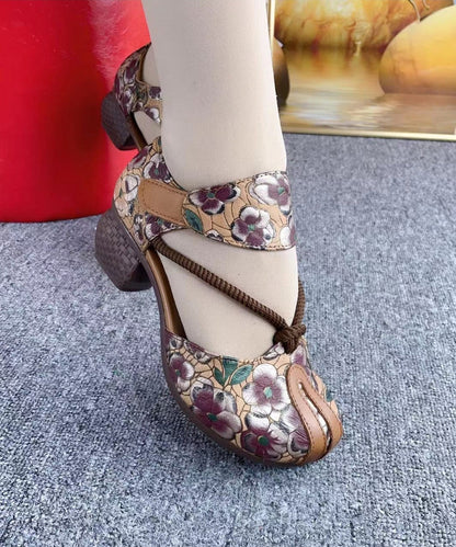 Vintage Inspired Sandals with a Contemporary Edge