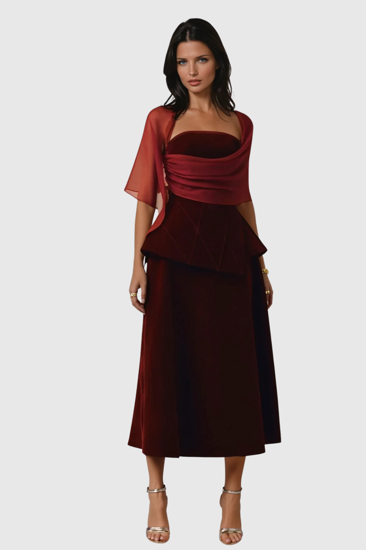 Well Tailored Dress with a Graceful Silhouette