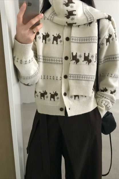 Vintage Inspired Cardigan with a Contemporary Edge