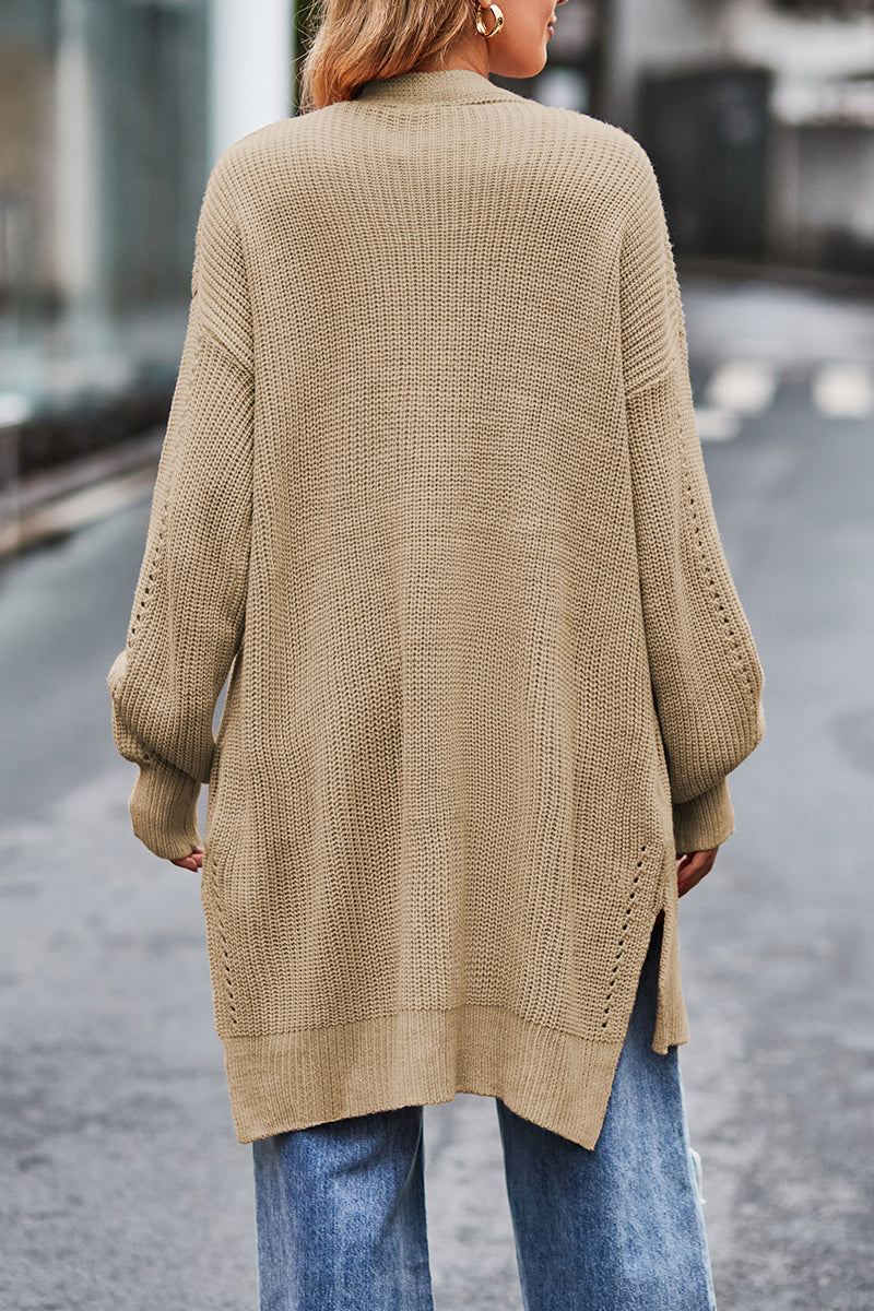 Well Tailored Cardigan with a Graceful Silhouette