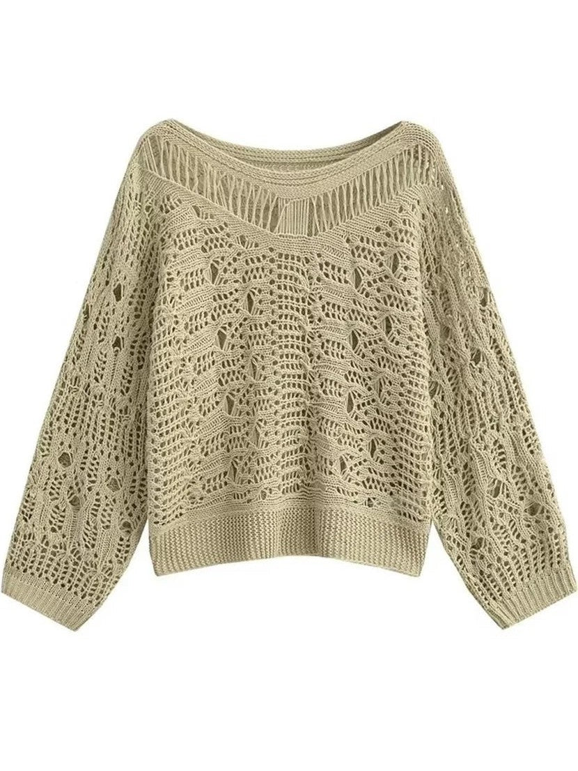 A Vintage Style Sweater with Delicate Timeless Details