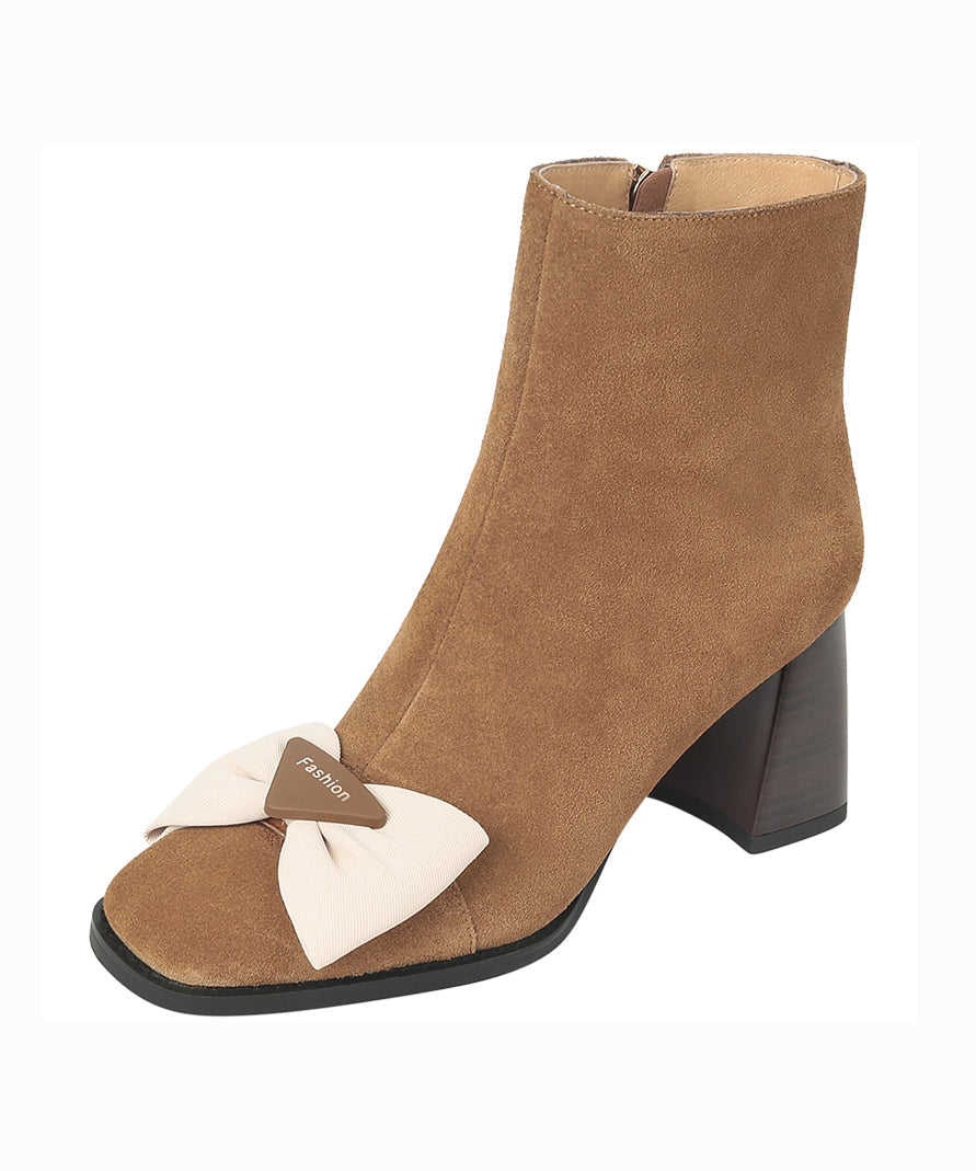 A Vintage Style Boots with Delicate Timeless Details