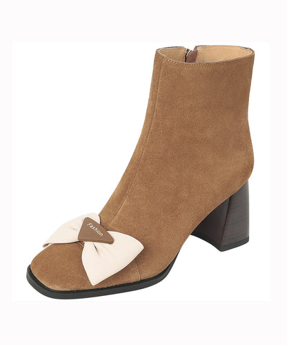 A Vintage Style Boots with Delicate Timeless Details