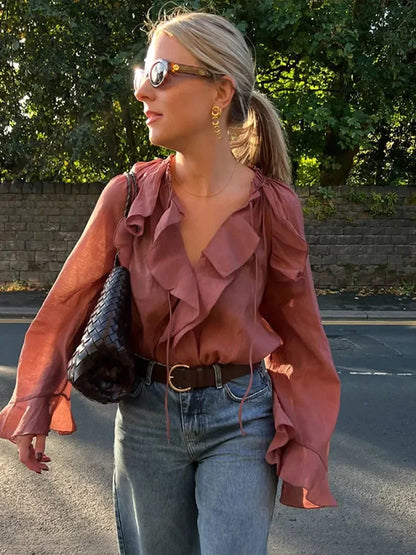 Vintage Inspired Blouse with a Contemporary Edge