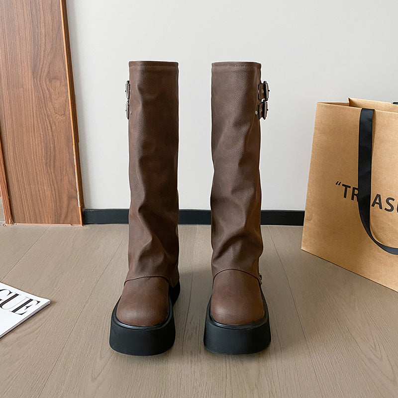 Brown Widened Single Lining
