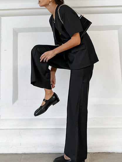 A Vintage Style Trousers with Delicate Timeless Details