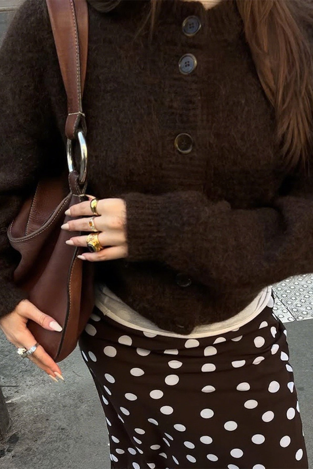 A Vintage Style Cardigan with Delicate Timeless Details