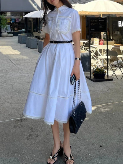 A Vintage Style Dress with Delicate Timeless Details