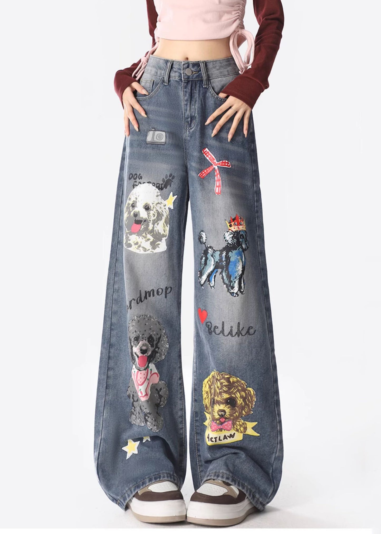 A Vintage Style Pants with Delicate Timeless Details