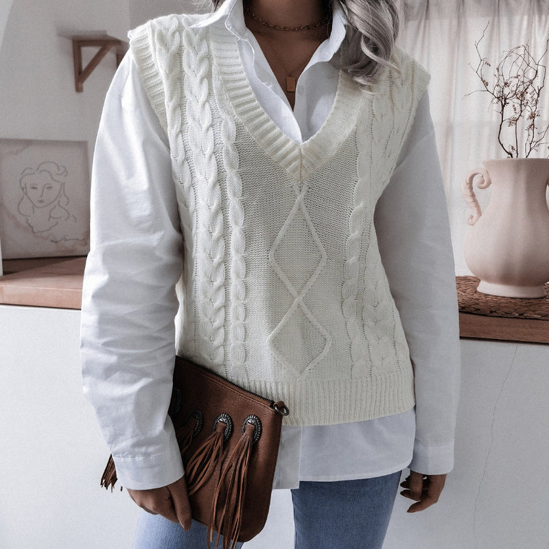 Vintage Inspired Sweater with a Contemporary Edge