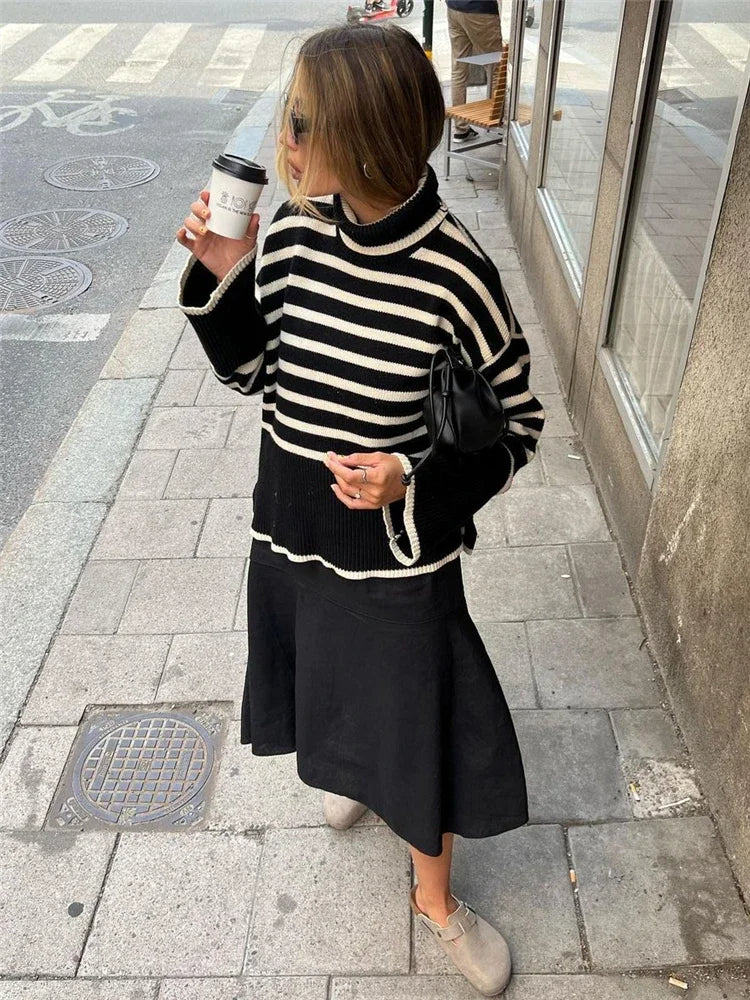 A Vintage Style Sweater with Delicate Timeless Details